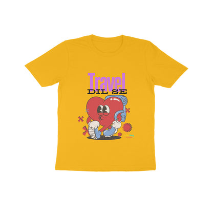 Travel Dil Se- Round neck Short sleeves T-Shirt 7-14