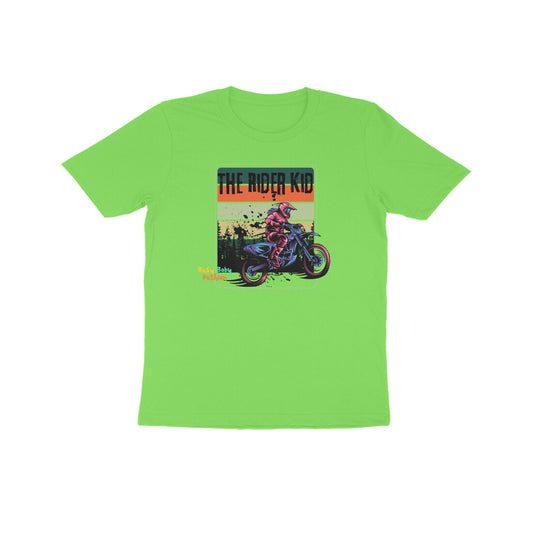 The Rider kid- Round neck short sleeves T-Shirt -7-14