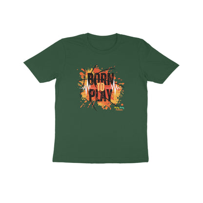 Born to play- Round neck short sleeves T-Shirt (7-14 years)
