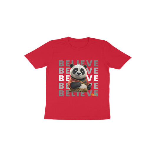 Panda- Round neck short sleeves T-Shirt -1-6 yr