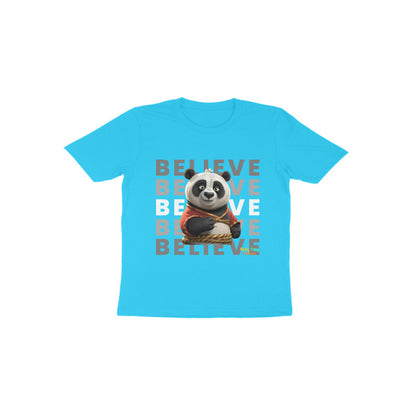 Panda- Round neck short sleeves T-Shirt -1-6 yr