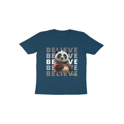 Panda- Round neck short sleeves T-Shirt -1-6 yr