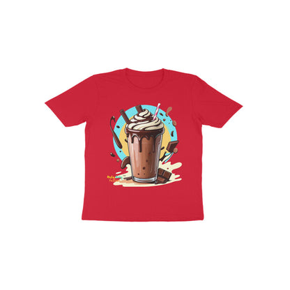 Chocolate Milk Shake Round neck short sleeeves T-shirt 1-6 years