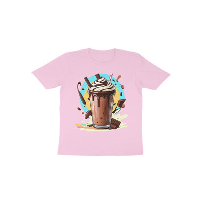 Chocolate Milk Shake Round neck short sleeeves T-shirt 1-6 years