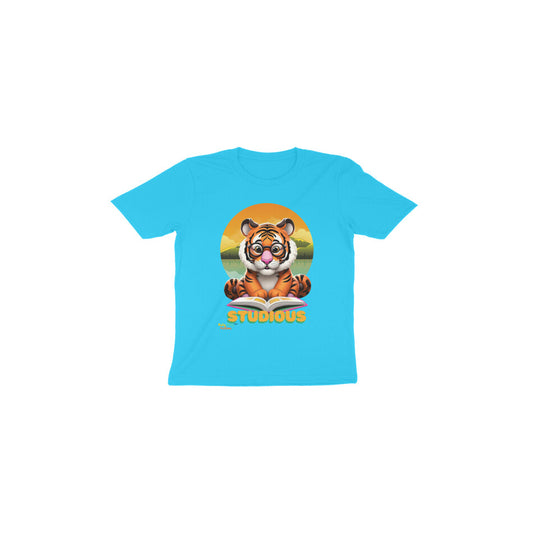 Studious- Round neck short sleeves T-shirts -regular fit. 1-6 years