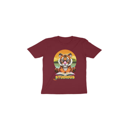 Studious- Round neck short sleeves T-shirts -regular fit. 1-6 years