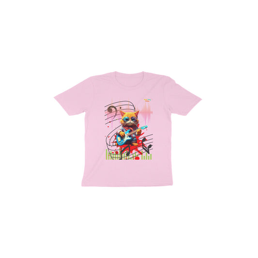 Kittie Music- Round neck short sleeves T-shirt 1-6 years