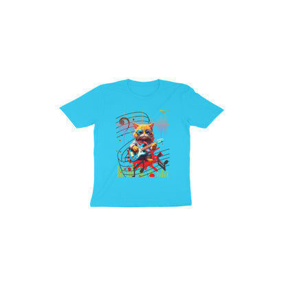 Kittie Music- Round neck short sleeves T-shirt 1-6 years