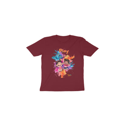 Play time- Round neck short sleeves T-shirt 1-6 years
