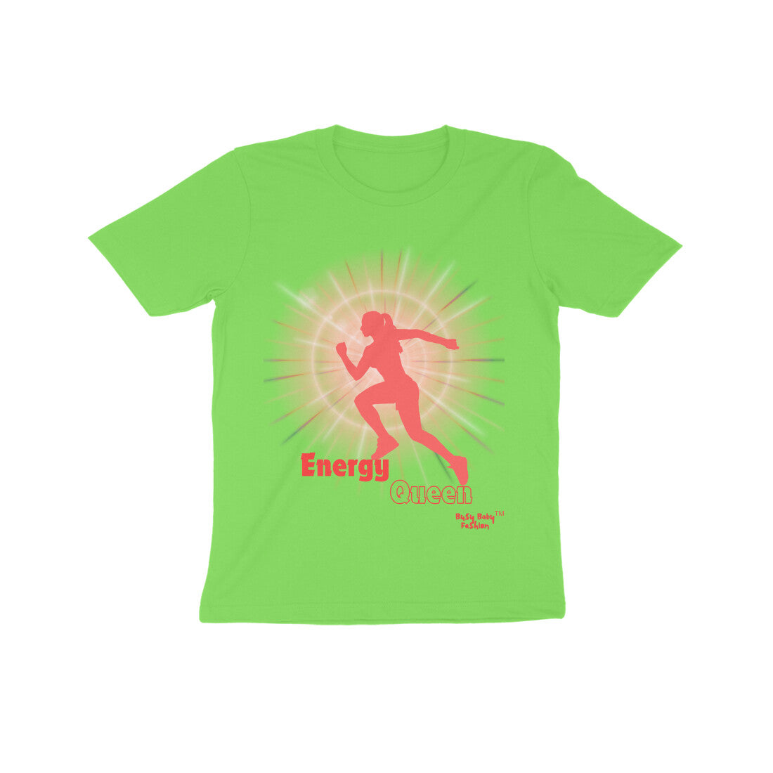 Energy queen- Girls short sleeves round neck T-shirt 7 to 14 years