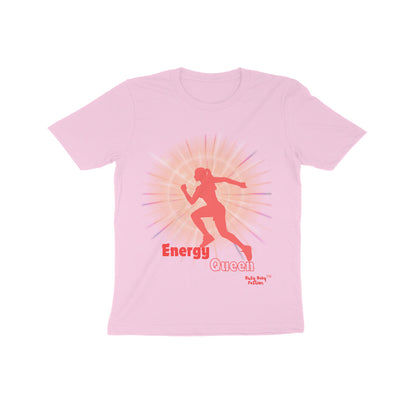 Energy queen- Girls short sleeves round neck T-shirt 7 to 14 years