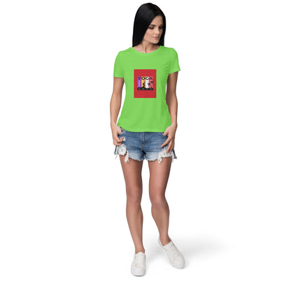 Yoga- Women round neck short sleeves cottonT-shirt