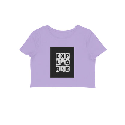 Explore- Cotton Crop Top Girls