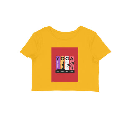 Yoga- Girls cotton crop top