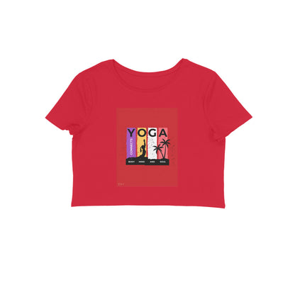 Yoga- Girls cotton crop top