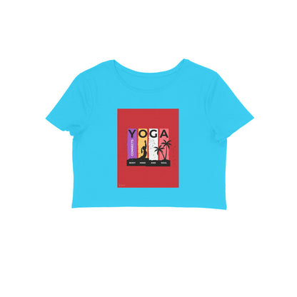 Yoga- Girls cotton crop top
