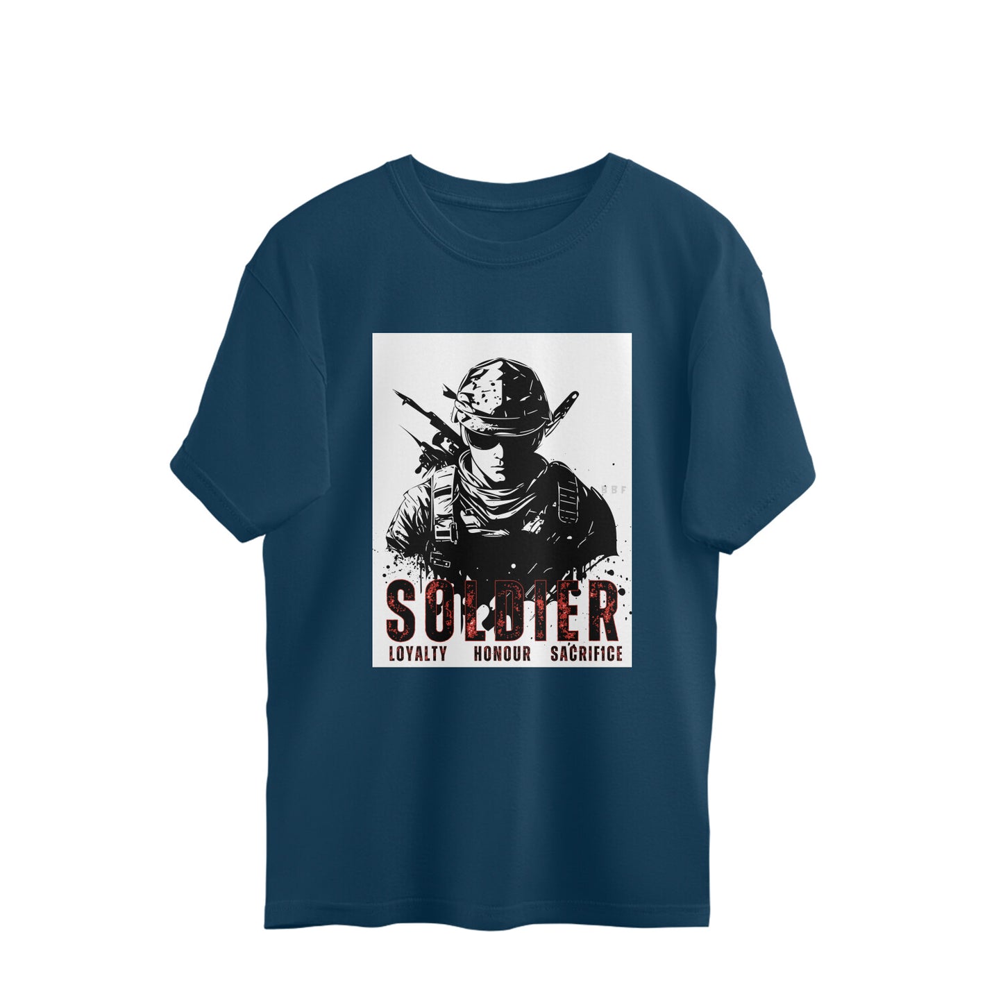 Soldier Mens Premium oversized cotton T-shirt