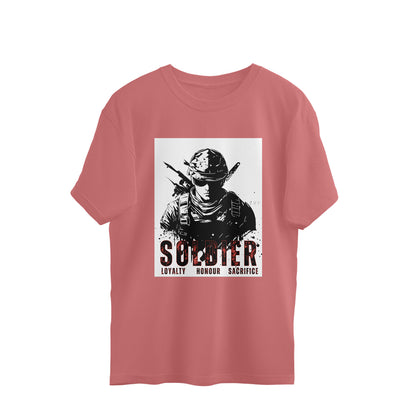 Soldier Mens Premium oversized cotton T-shirt