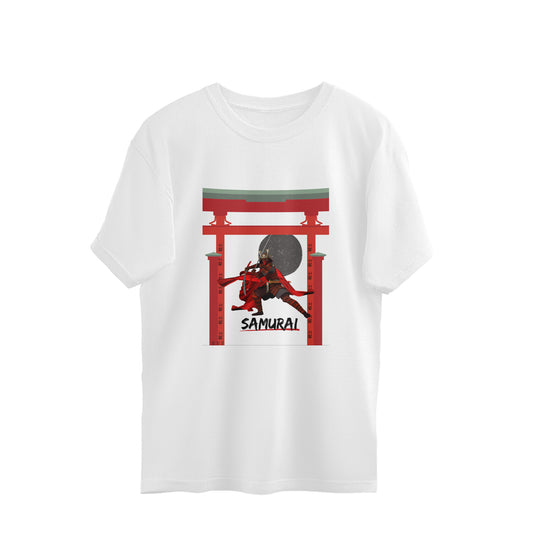 Samurai- Mens Premium oversized cotton T-shirt