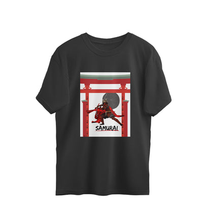 Samurai- Mens Premium oversized cotton T-shirt