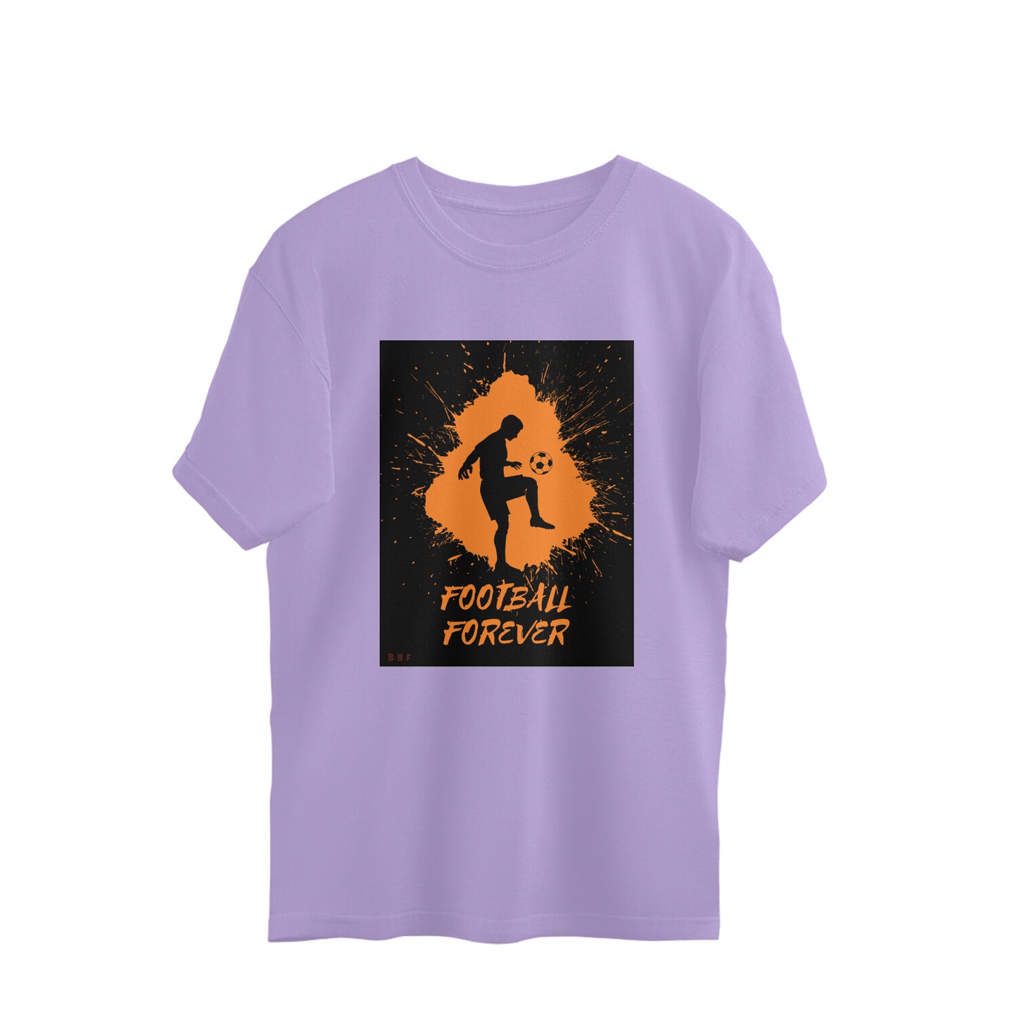 Football-Mens oversized cotton T-shirt