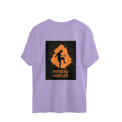Football-Mens oversized cotton T-shirt