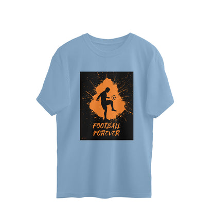 Football-Mens oversized cotton T-shirt