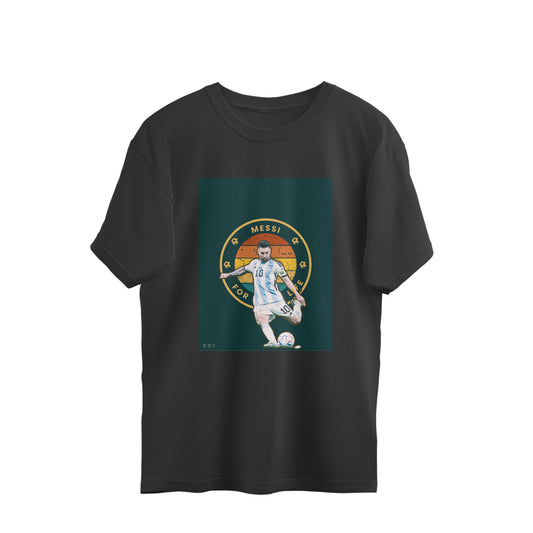 Messi- Mens Premium oversized cotton T-shirt