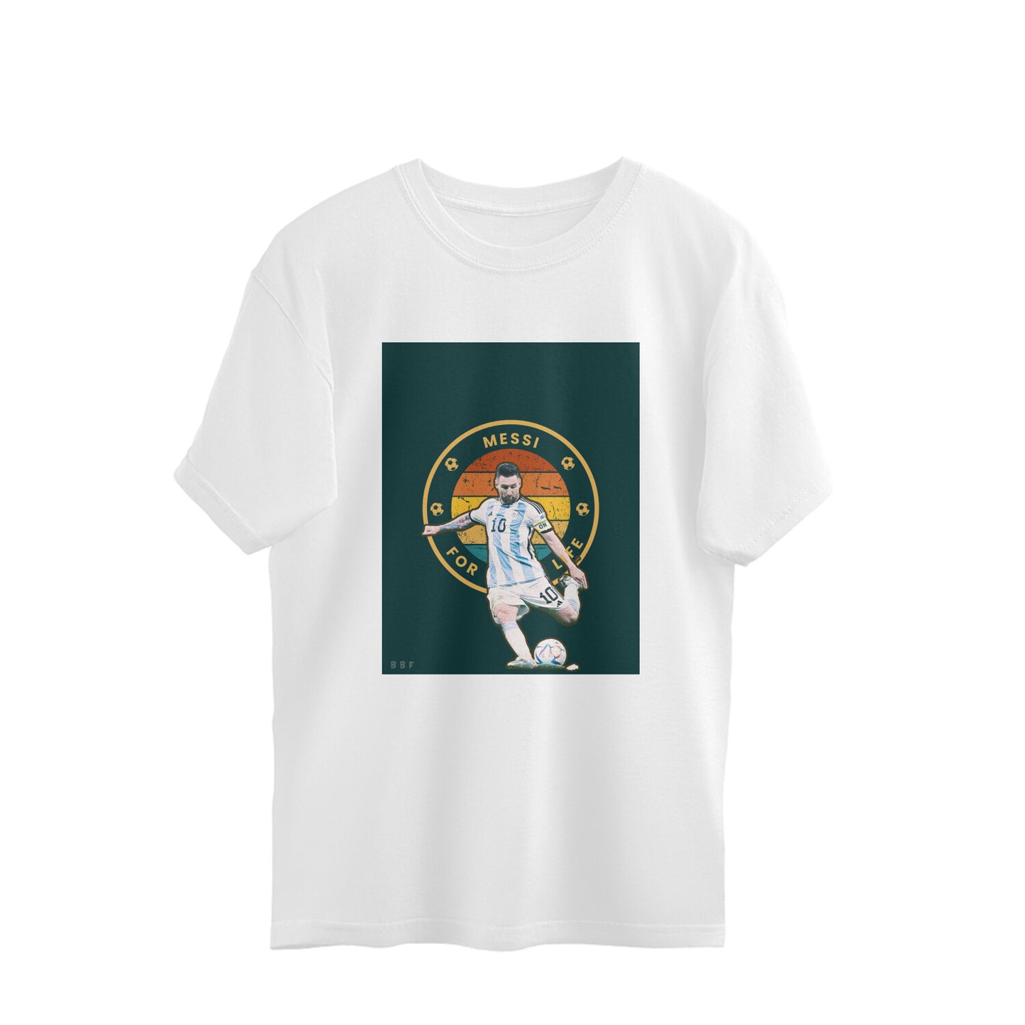 Messi- Mens Premium oversized cotton T-shirt
