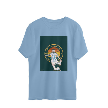 Messi- Mens Premium oversized cotton T-shirt