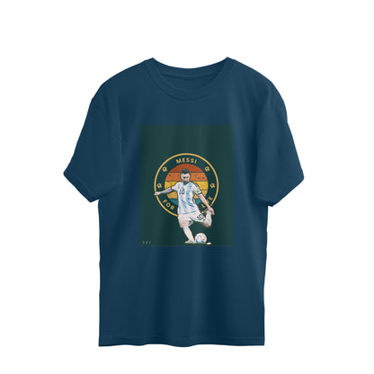 Messi- Mens Premium oversized cotton T-shirt