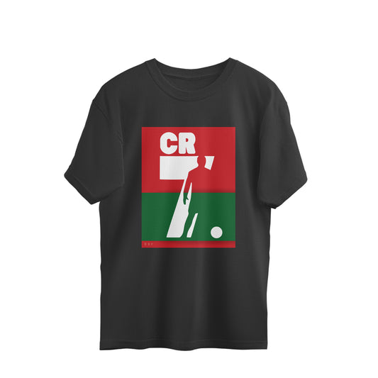 CR7-Mens Premium oversized cotton T-shirt