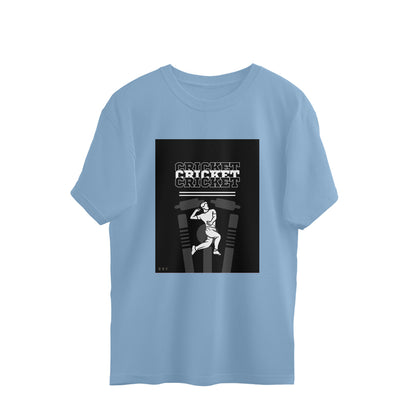 Cricket-Mens Premium oversized cotton T-shirt
