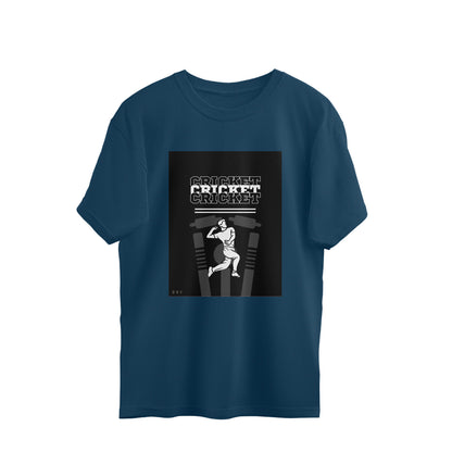 Cricket-Mens Premium oversized cotton T-shirt