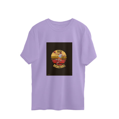Basket Ball-Mens Premium oversized cotton T-shirt