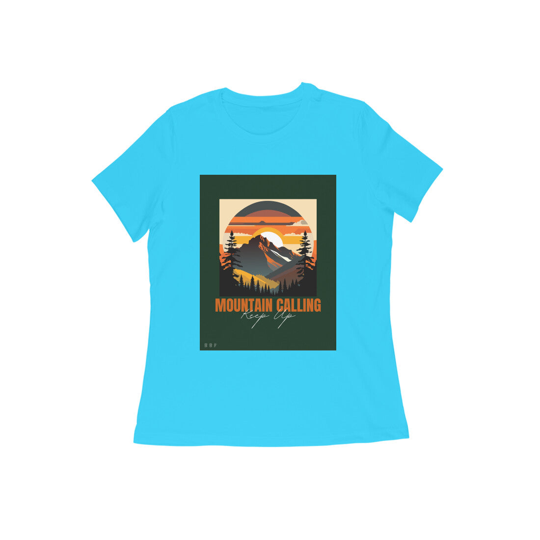 Mountain Calling- Girls Cotton round neck short sleeves T-shirt