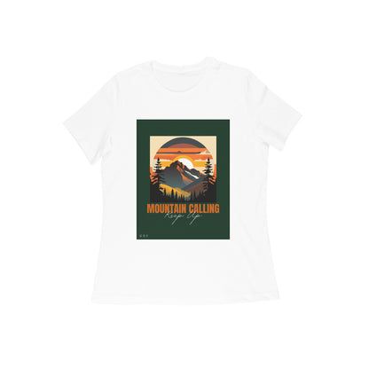 Mountain Calling- Girls Cotton round neck short sleeves T-shirt