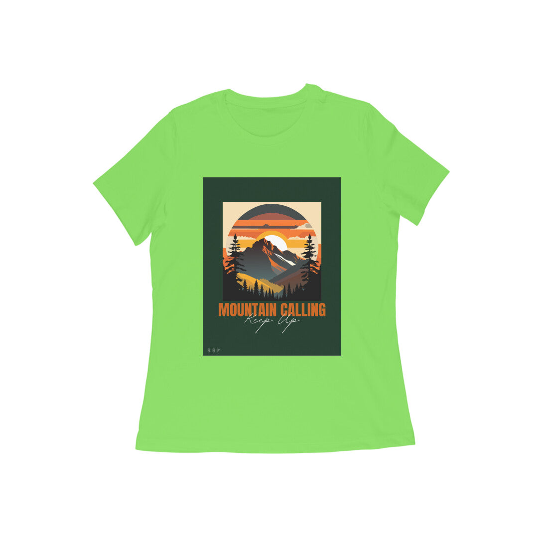 Mountain Calling- Girls Cotton round neck short sleeves T-shirt