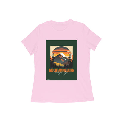 Mountain Calling- Girls Cotton round neck short sleeves T-shirt