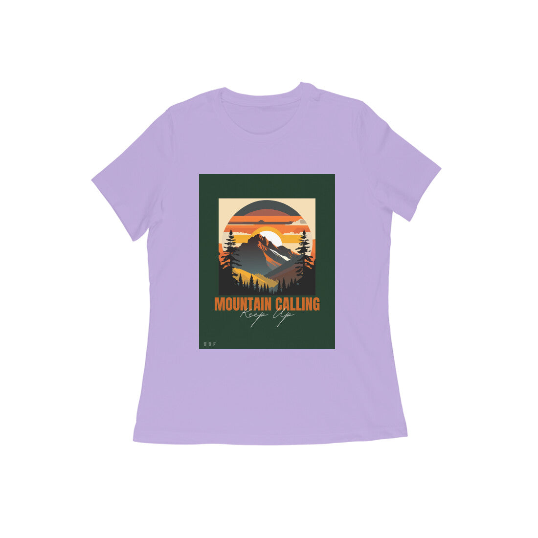 Mountain Calling- Girls Cotton round neck short sleeves T-shirt