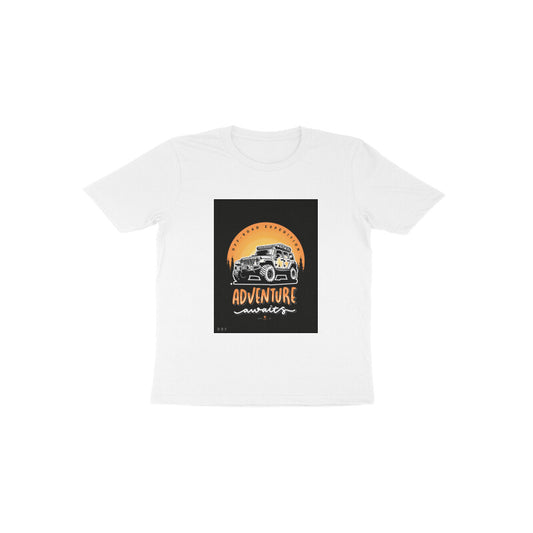 Adventure - Kids round neck short sleeves cotton T-shirt (1-6 years)