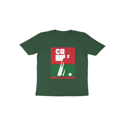 CR- Kids round neck short sleeves cotton T-shirt (1-6 years)