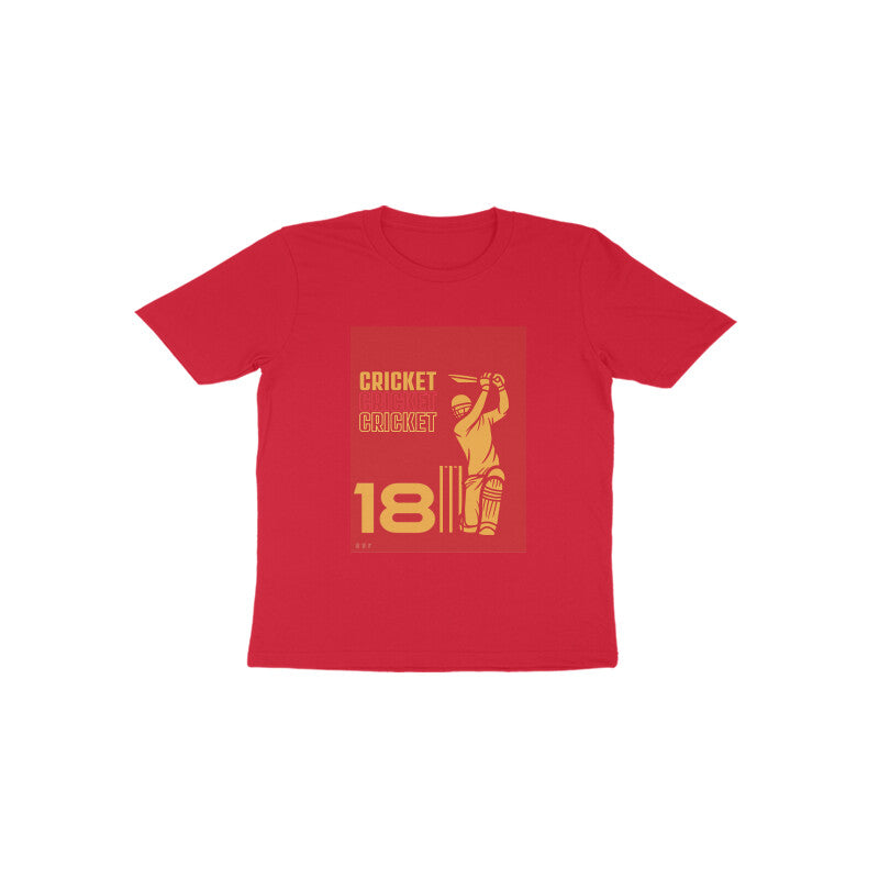 18- Kids round neck short sleeves cotton T-shirt (1-6 years)