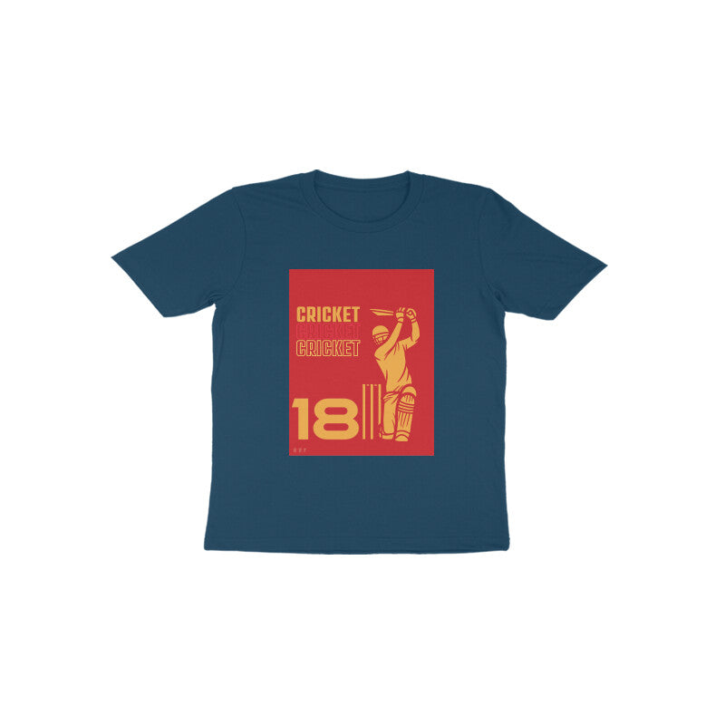 18- Kids round neck short sleeves cotton T-shirt (1-6 years)