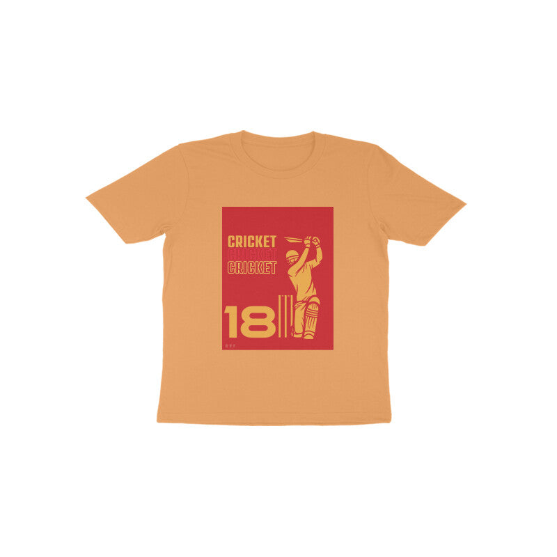 18- Kids round neck short sleeves cotton T-shirt (1-6 years)