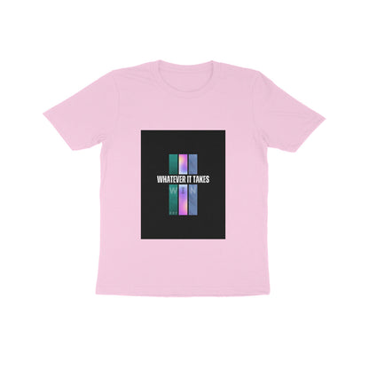 Win Kids round neck short sleeves cotton T-shirt (7-14 years)
