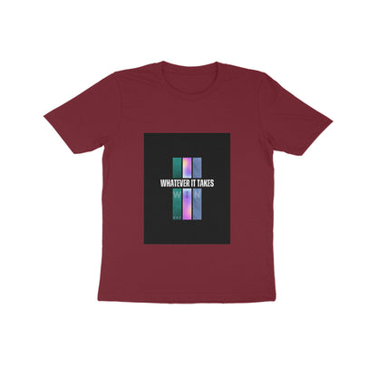 Win Kids round neck short sleeves cotton T-shirt (7-14 years)