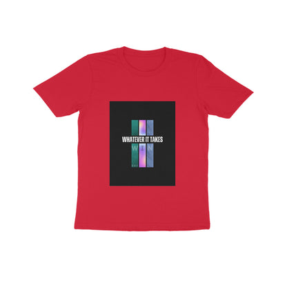 Win Kids round neck short sleeves cotton T-shirt (7-14 years)