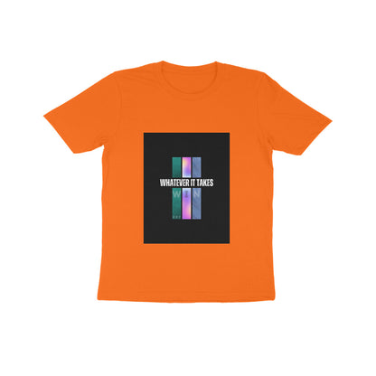 Win Kids round neck short sleeves cotton T-shirt (7-14 years)