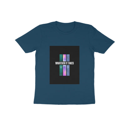 Win Kids round neck short sleeves cotton T-shirt (7-14 years)